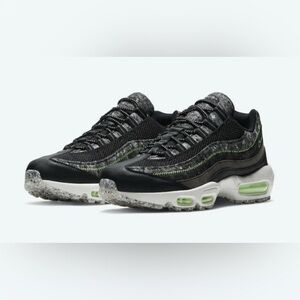 Nike Air Max 95 Recycled WoolPack Black Electric Green Men's 7